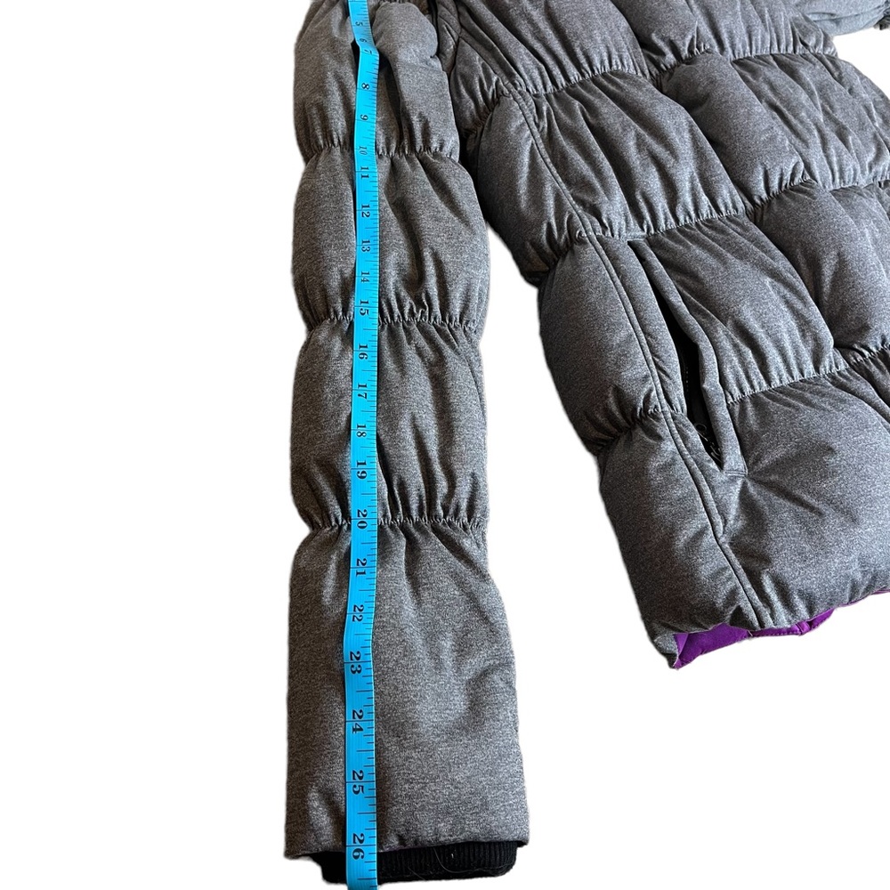 Athleta Limber convertible Goose Down Jacket gray size XS - Picture 9 of 15
